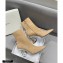 Balmain Heel 9.5cm Nicole Ankle Boots Suede Beige 2020