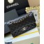 Chanel Original Quality Classic Flap Bag A01113 in Caviar Leather Black with Silver Hardware