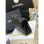 Chanel Original Quality Classic Flap Bag A01113 in Caviar Leather Black with Silver Hardware