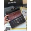 Chanel Original Quality Classic Flap Bag A01113 in Caviar Leather Black with Silver Hardware