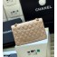 Chanel Original Quality Classic Flap Bag A01113 in Caviar Leather Beige with Gold Hardware