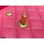 Chanel Original Quality Classic Flap Bag A01113 in Caviar Leather Peach Red with Gold Hardware