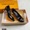Louis Vuitton Heel 6.5cm Patent Leather Bow Pumps Black