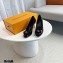 Louis Vuitton Heel 6.5cm Patent Leather Bow Pumps Black