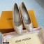 Louis Vuitton Heel 6.5cm Patent Leather Bow Knot Pumps Nude