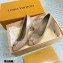 Louis Vuitton Heel 6.5cm Patent Leather Bow Knot Pumps Apricot