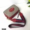 Gucci GG Supreme Canvas Messenger Bag 476466 Red