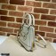 Gucci Horsebit 1955 Mini Top Handle Bag 640716 Leather White 2020