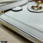 Gucci Horsebit 1955 Mini Top Handle Bag 640716 Leather White 2020