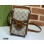 Gucci Horsebit 1955 Mini Bag 625615 GG Canvas Coffee 2020