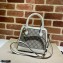 Gucci Horsebit 1955 Mini Top Handle Bag 640716 GG Canvas White 2020