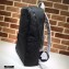 Gucci Slim Backpack Bag 449181 GG Canvas Black