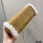 Lady Dior Mini Bag in Shearling Camel 2020