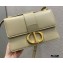 Dior 30 Montaigne Flap Bag in Box Calfskin Beige 2020