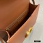 Dior 30 Montaigne Flap Bag in Box Calfskin Dark Tan 2020