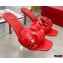 Valentino Heel 9cm Atelier Shoes 03 Rose Edition Slides Sandals Red 2021