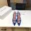 Amina Muaddi Heel 7cm Rosie Embellished PVC Bow Pumps Blue