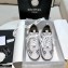 Chanel Suede Calfskin and Embroidery Sneakers G37126 Creamy 2021