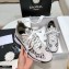 Chanel Suede Calfskin and Embroidery Sneakers G37126 Creamy 2021