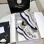 Chanel Suede Calfskin and Embroidery Sneakers G37126 Creamy 2021