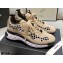 Chanel Suede Calfskin and Embroidery Sneakers G37126 Beige 2021