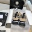 Chanel Suede Calfskin and Embroidery Sneakers G37126 Beige 2021