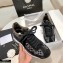 Chanel Suede Calfskin and Embroidery Sneakers G37126 Black 2021