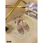 Dior Mesh Embroidery Granville Espadrilles Sandals with Laces Nude Pink 2020