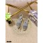 Dior Mesh Embroidery Granville Espadrilles Sandals with Laces Gray 2020