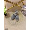 Dior Mesh Embroidery Granville Espadrilles Sandals with Laces Gray 2020