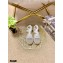 Dior Mesh Embroidery Granville Espadrilles Sandals with Laces White 2020