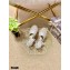 Dior Mesh Embroidery Granville Espadrilles Sandals with Laces White 2020