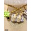 Dior Mesh Embroidery Granville Espadrilles Sandals with Laces Nude 2020