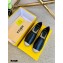 Fendi Embossed FF Leather Espadrilles Black 2020