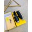 Fendi Embossed FF Leather Espadrilles Black 2020
