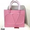 Valentino Large VLogo Walk Calfskin Tote Bag Pink 2020