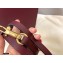 Valentino Small VLogo Walk Calfskin Tote Bag Burgundy 2020