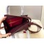 Valentino Small VLogo Walk Calfskin Tote Bag Burgundy 2020