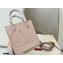 Valentino Small VLogo Walk Calfskin Tote Bag Nude 2020