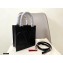 Valentino Small VLogo Walk Calfskin Tote Bag Black 2020