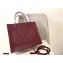 Valentino Large VLogo Walk Calfskin Tote Bag Burgundy 2020