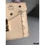 MCM Visetos Small Patricia Satchel Bag Creamy
