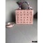 MCM Visetos Small Patricia Satchel Bag Pink