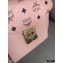 MCM Visetos Small Patricia Satchel Bag Pink
