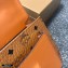 MCM Visetos Small Patricia Satchel Bag Cognac