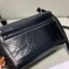 Alexander Wang Halo Quilted Crossbody Mini Bag Leather Black
