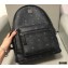 MCM Stark Side Studs Backpack Bag in Visetos Black