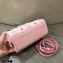 MCM Visetos Mini Boston Bag Pink