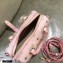 MCM Visetos Mini Boston Bag Pink