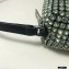 Alexander Wang Wangloc Medium Pouch Bag With Crystal Rhinestone Chain Mesh Light Green